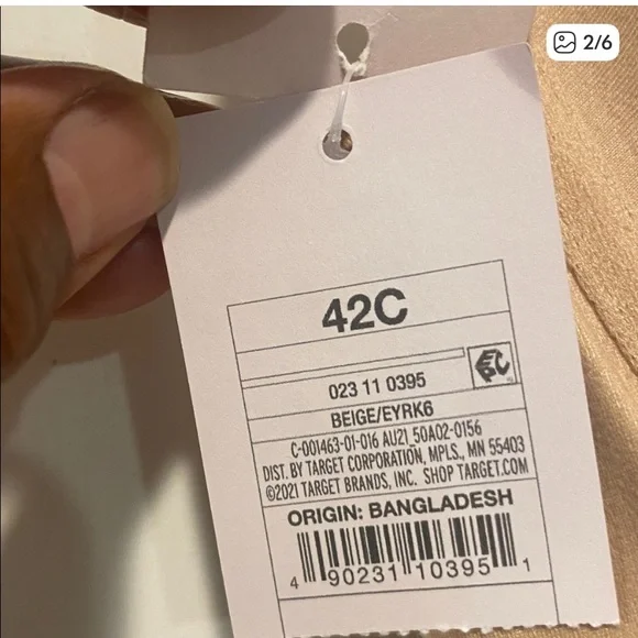 Bundle of (2) Arden size 42C Bras New With Tags - Picture 2 of 6